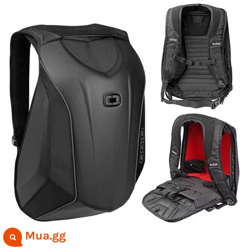 OGIO Mach 5 Sợi Carbon Ba Lô Đi Xe Máy Đeo Vai Người Đi Xe Máy Túi Đựng Mũ Bảo Hiểm Xe Máy Túi Vỏ Cứng Chống Thấm Nước - Mach 3 đen 1199 OGIO bóng 48*32*1