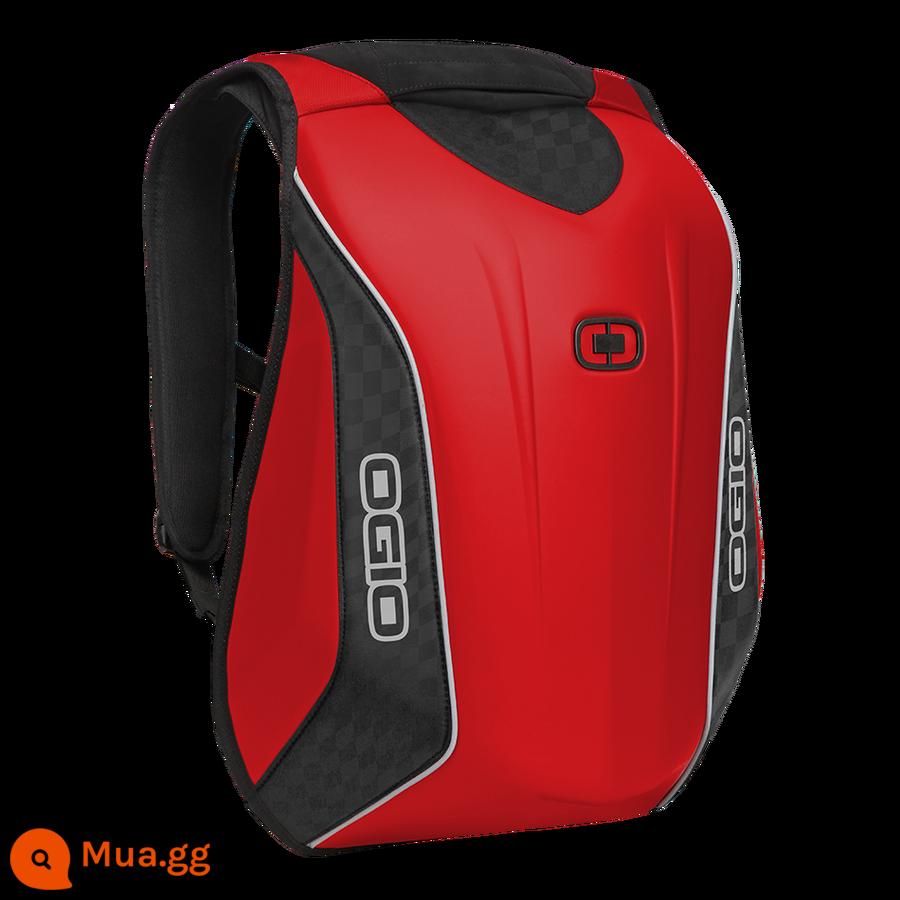 OGIO Mach 5 Sợi Carbon Ba Lô Đi Xe Máy Đeo Vai Người Đi Xe Máy Túi Đựng Mũ Bảo Hiểm Xe Máy Túi Vỏ Cứng Chống Thấm Nước - Mach 5 màu đỏ (có thể đội mũ bảo hiểm) 1499 Mẫu sợi carbon OGIO