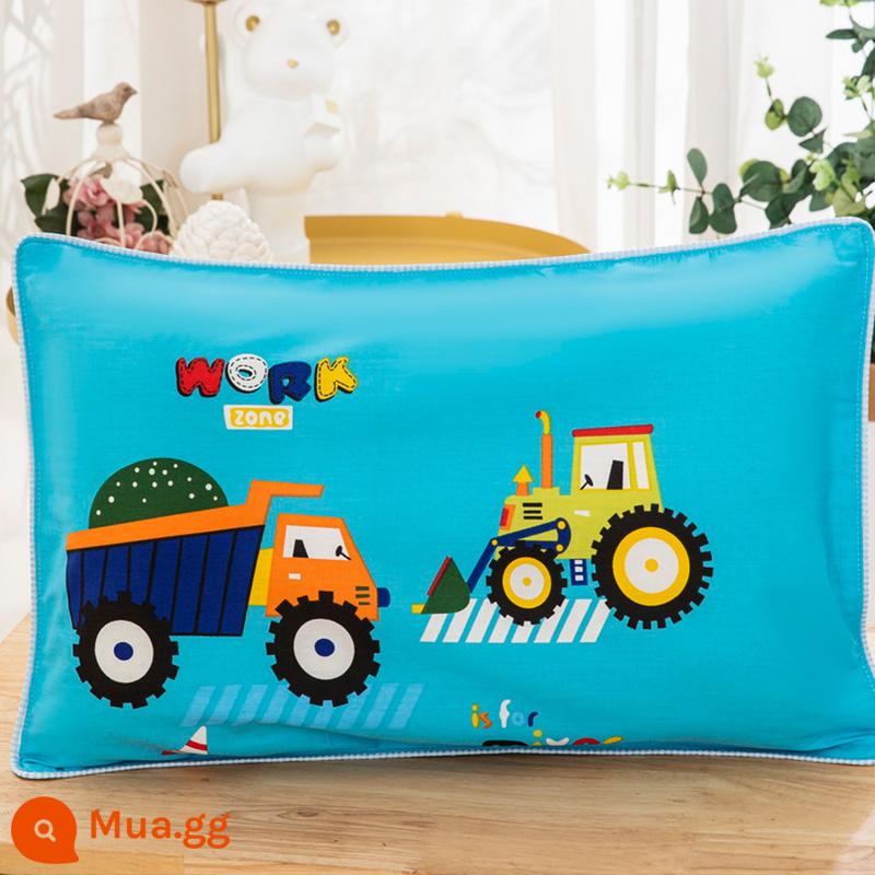 Cặp vỏ gối cotton trẻ em Vỏ gối cotton 30×50 gia dụng 1 vỏ gối đơn 40×60 - [Gói đơn] ZT Super Team DHF