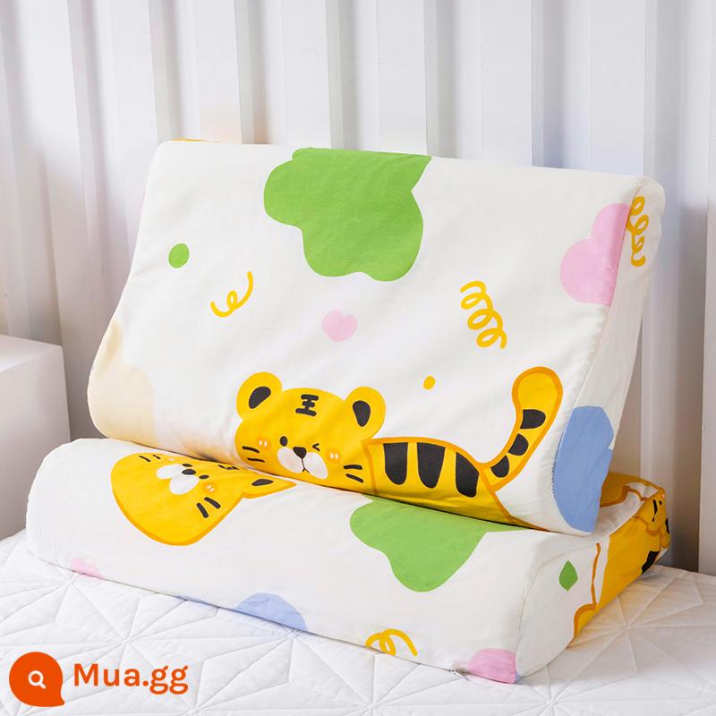 Vỏ gối cao su cotton, cặp vỏ gối cotton nguyên chất, vỏ gối trí nhớ đơn 30x50 hộ gia đình trẻ em 2 - ZTM Guaiguaihu [vỏ gối cao su cotton gói đơn]