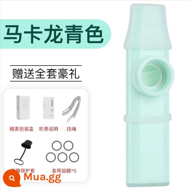 Trình diễn sáo Kazu trình độ sáo kazoo sơ cấp chuyên nghiệp sáo trúc sáo Zuka nhạc cụ đơn giản và tinh chỉnh âm sắc - Tông màu có thể điều chỉnh tinh tế [macaron cyan]