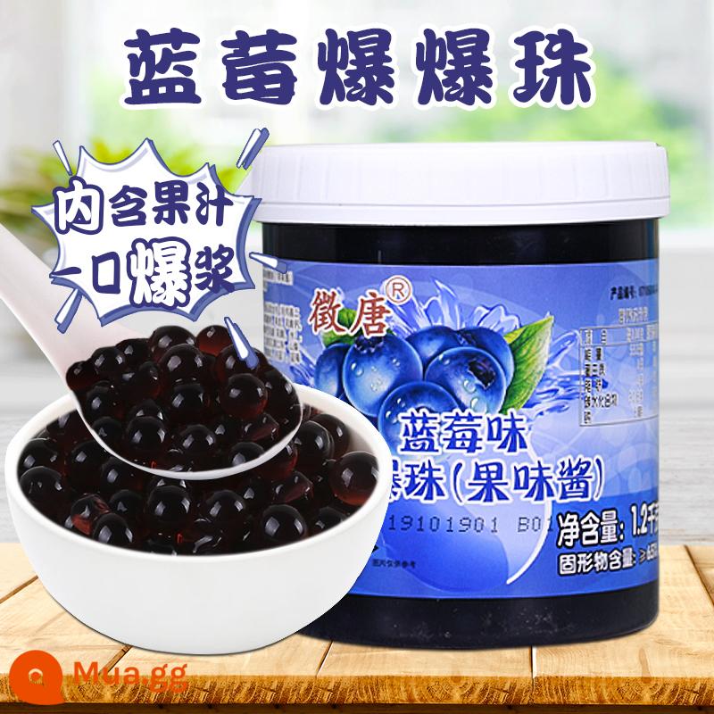 Zhengtang móng ngựa popping trân châu 500g trà sữa trân châu bùng nổ trà sữa trân châu thành phần nhỏ phụ kiện trứng nổ 1000g - [Thùng] Hạt việt quất 1200g