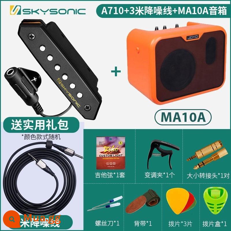 Tianyin Guitar Pickup MIỄN PHÍ Khoan Dân gian Ballad Cổ điển Muji Special Loa bản vá A810/A710 - Bán tải A710 + loa MA10