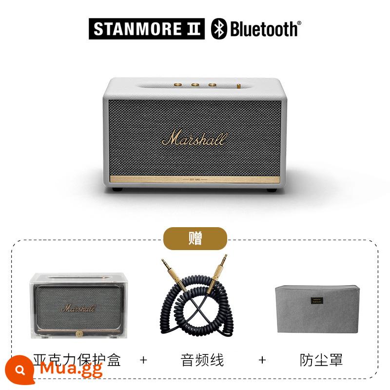 Đã có đăng ký chính thức để kích hoạt mã SN cho loa Bluetooth thế hệ thứ ba Marshall MARSHALL STANMORE II/III. - Hộp bảo vệ màu trắng + acrylic + cáp âm thanh + nắp chống bụi