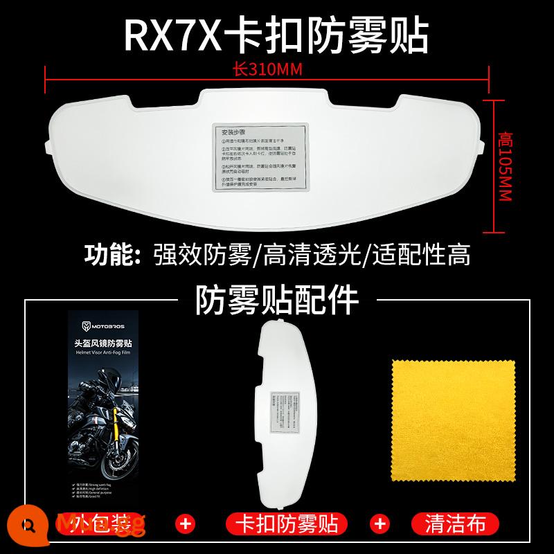 Arairx7x Ống Kính NEO/XD/GX Ngày và Đêm Gương Đa Năng Mạ Điện Symphony Đổi Màu Nhãn Dán Chống Sương Mù Cho Xe Máy Nhà Máy Phụ - Miếng dán chống sương mù gắn vào đặc biệt RX7X/NE0