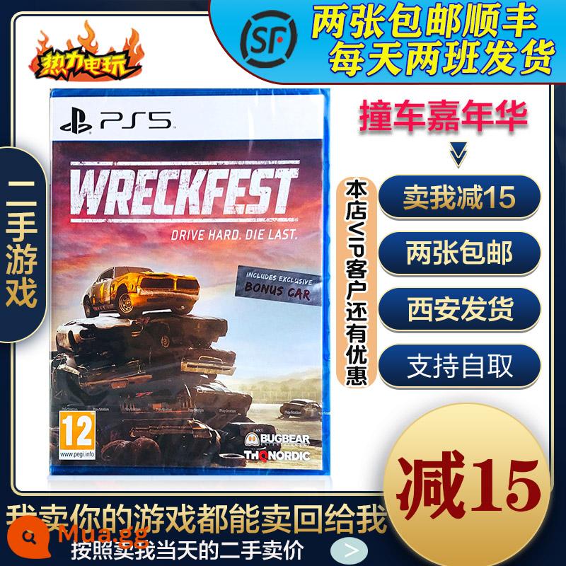 Trò chơi PS5 Crash Carnival Wreckfest Racing Trò chơi Trung Quốc Điểm mới/đã sử dụng - Đóng hộp cũ: hỗ trợ tái chế với mức giảm giá 15%