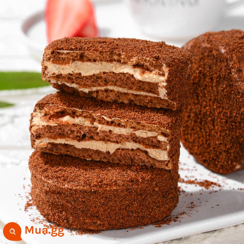 Bánh Tiramisu Nga Hương Vị Đích Thực Mini Gói Nhỏ Ăn Sáng Kem FCL Hàng Tết Zero Food - Hương cacao (10 miếng) số lượng lớn