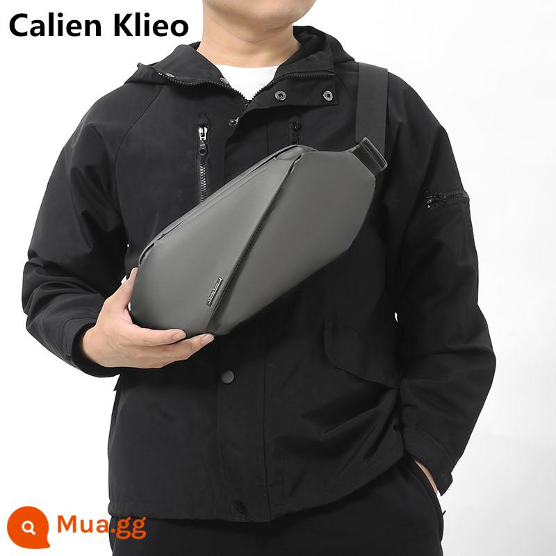 Túi ngực mới của Calien Klieo Túi vai nam Messenger Túi Messenger Messenger Messenger Muff và Phụ nữ Thể thao Giải trí đa chức năng - 6813 Quick Silver [Sưu tầm và đặt hàng để nhận túi đựng thẻ]