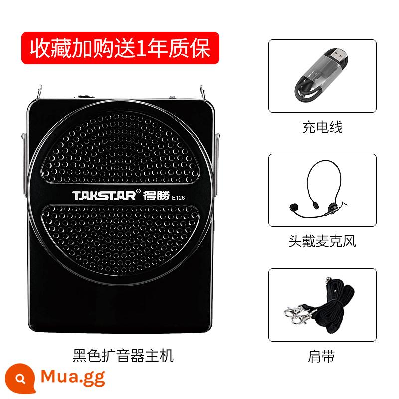 Takstar win HM-780 tai nghe loa con ong nhỏ mic giáo viên đào tạo kho tàng tai nghe - E126 tiêu chuẩn đen, thu mua, ưu tiên giao hàng