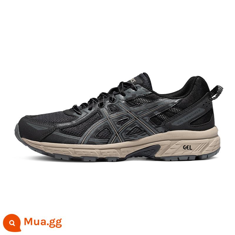 Giày chạy việt dã ASICS Arthur mùa hè mới GEL-VENTURE 6 dành cho nam - Đen/Xám—Nữ