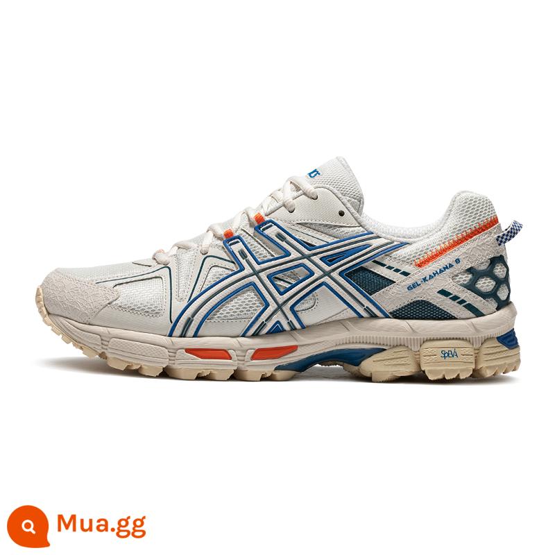 Giày chạy bộ xuyên quốc gia mùa xuân nam và nữ ASICS Arthurs GEL-KAHANA 8 Giày thể thao đế dày tăng chiều cao - Nâu/Xanh—Nam