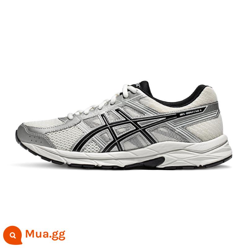 Giày chạy bộ ASICS Arthur mùa thu đông nam GEL-CONTEND 4 lưới đệm thoáng khí giày chạy bộ sneakers - bạc trắng