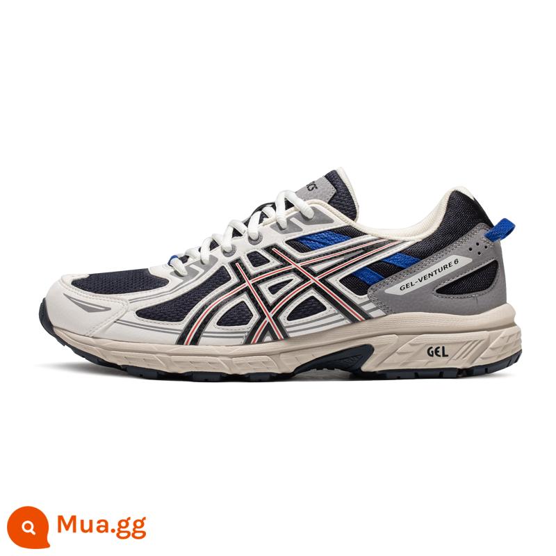 Giày chạy việt dã ASICS Arthur mùa hè mới GEL-VENTURE 6 dành cho nam - Đen/Trắng—Nam