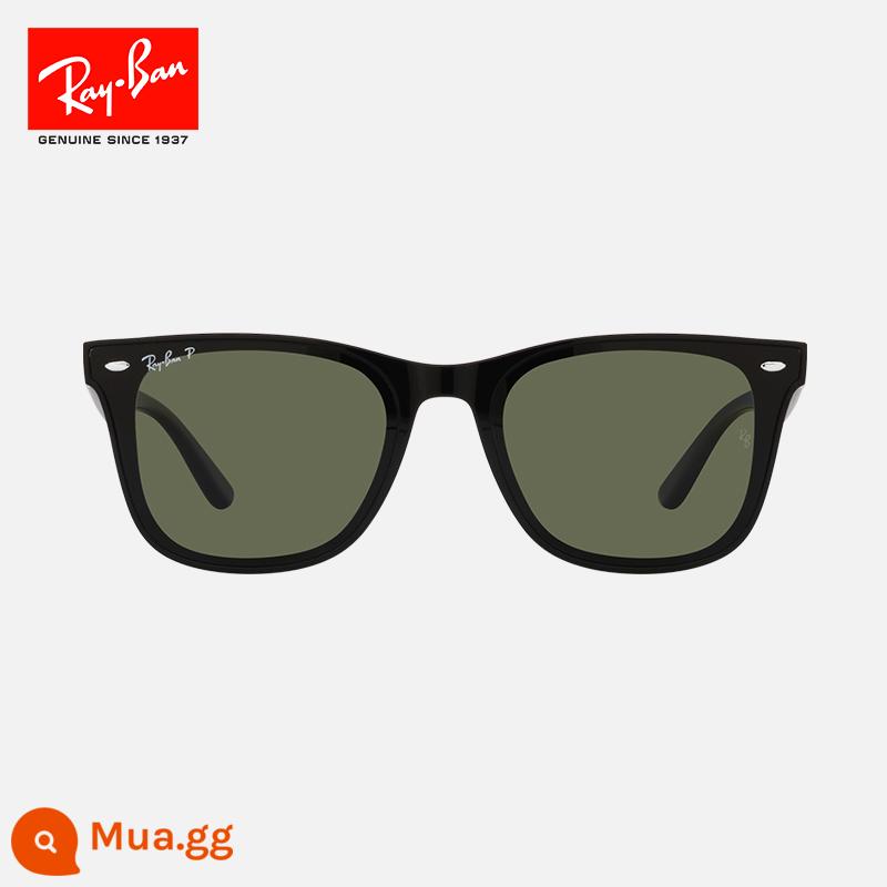 Kính râm RayBan Ray-Ban, kính râm du lịch siêu phân cực màu đen thời thượng và cá tính 0RB4391D - [Phân cực] Ống kính phân cực khung đen 601/9A màu xanh đậm 65mm