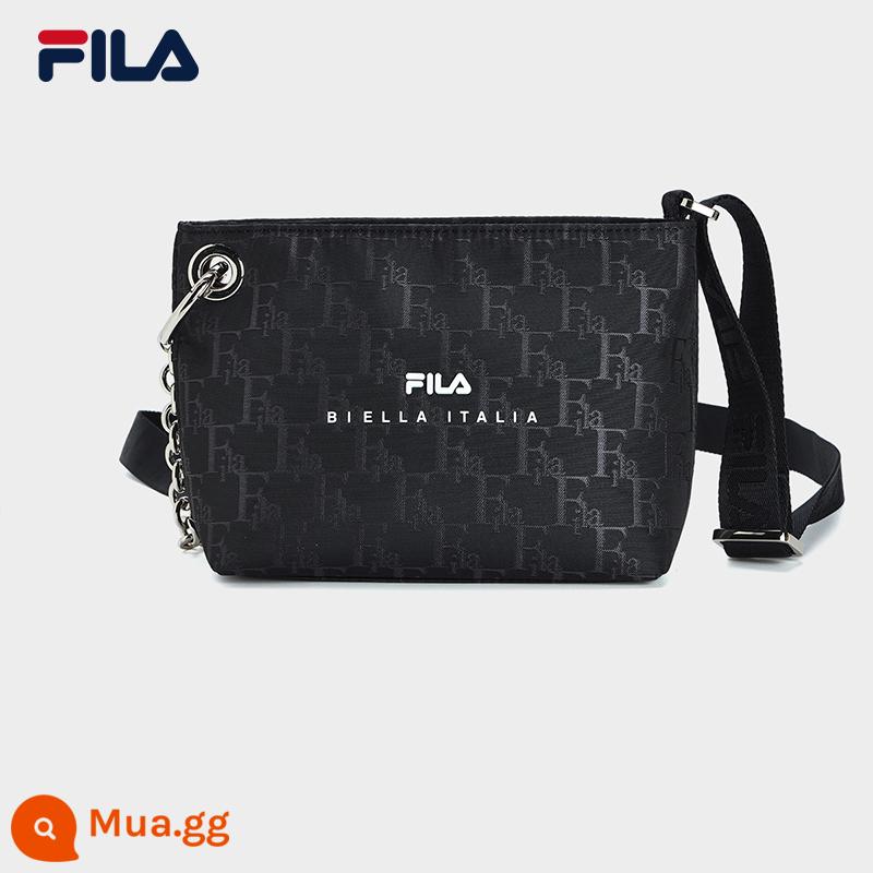 FILA Fila Chính Thức Túi Đeo Vai Nữ 2023 Đơn Giản Thông Thường Đi Lại Túi Đeo Vai Thời Trang Đa Năng Túi Đeo Vai - Màu đen thật-BK