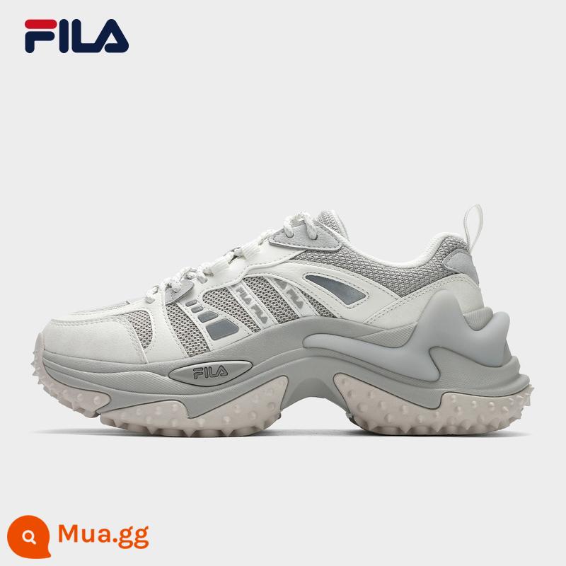 FILA Fila Xương Cá 3rd Thế Hệ Bố Giày Nữ Mùa Xuân 2024 Mới Giày Đế Dày Tăng Chiều Cao Giày thể Thao - Xám bạc/hơi trắng-SW