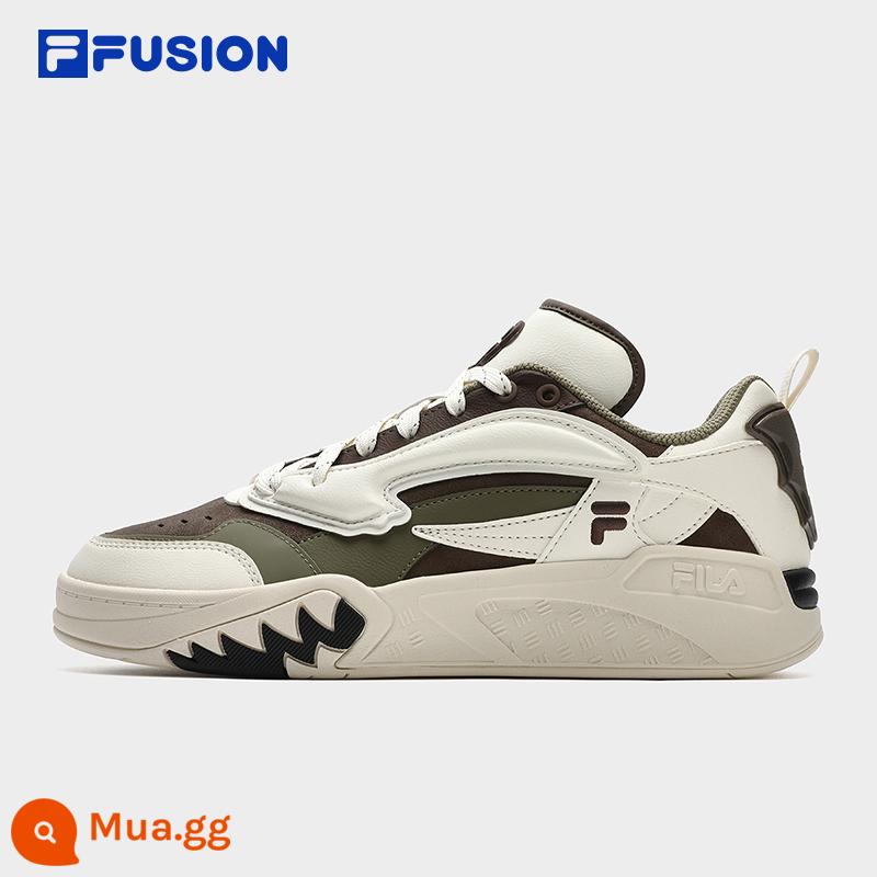 Giày bóng rổ FILA FUSIONFila thời trang nam Desperado LOW retro giày thể thao mùa đông 2023 - Ô liu trắng/cacbon siêu nhỏ-WA