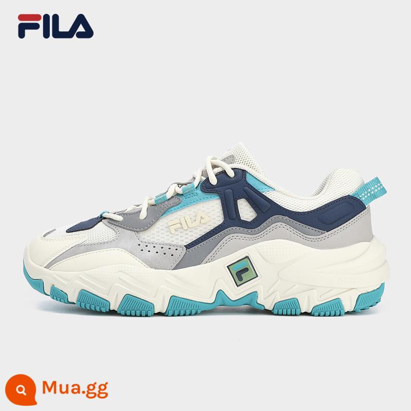 FILA Fila Chính Thức Predator 2 Nam Chạy Bộ Mùa Hè 2023 Bố Giày Thời Trang Retro Giày - Măng tây trắng/Huy hiệu Blue-WI