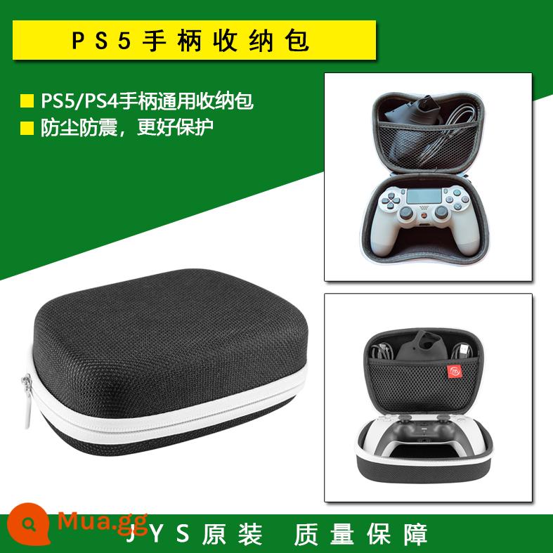 Túi Bảo Quản Tay Cầm PS5 Túi Bảo Vệ PS4 Túi Xách EVA Hộp Bảo Quản Chống Bụi Chống Nước Phụ Kiện Đặc Biệt - Túi đựng bộ điều khiển JYS màu đen [Universal cho PS5/PS4]