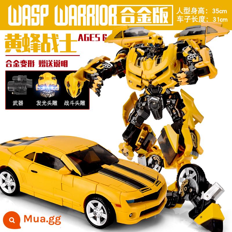 Đồ chơi Bumblebee biến dạng Bopai tank Megatron chính hãng mô hình hợp kim siêu mô hình King Kong Bodhi - Chiến binh ong bắp cày [Hợp kim 35cm]