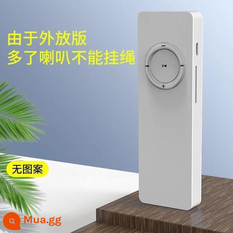 [Bản phát hành bên ngoài] Bluetooth MP3 Máy nghe nhạc Walkman dành cho sinh viên Thẻ nghe tiếng Anh Bài hát nổi tiếng Douyin - [tai nghe + cáp sạc + OOT] màu trắng dùng được cho tai nghe và loa ngoài