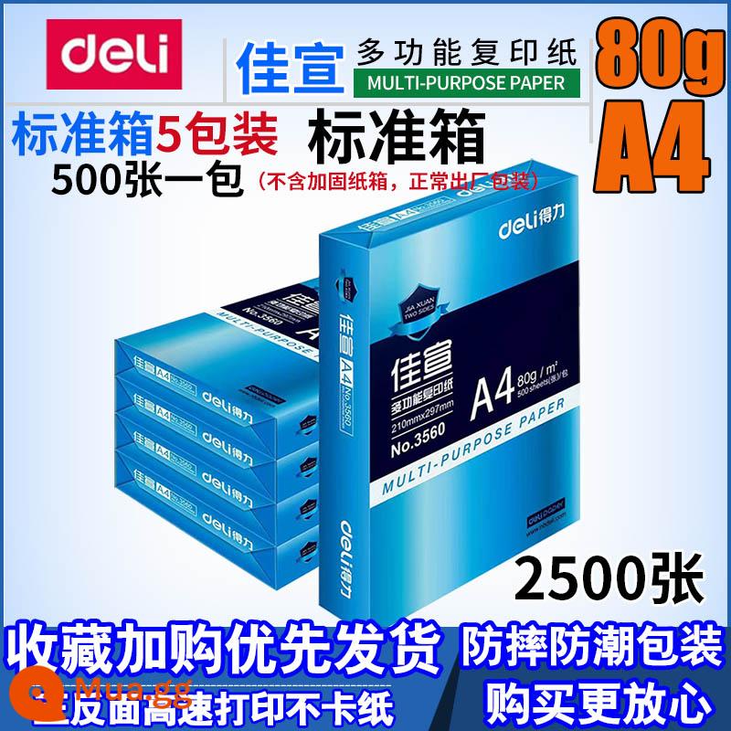 Deli Mingrui 70GA4 In ấn Shadow In - Deli Jiaxuan 80g A4 5 gói/hộp Thêm vào mục yêu thích để được ưu tiên giao hàng.