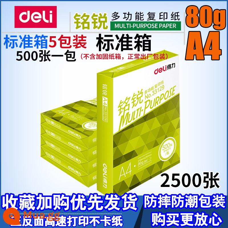 Deli Mingrui 70GA4 In ấn Shadow In - Deli Mingrui 80g A4 5 gói/hộp Thêm vào mục yêu thích và được ưu tiên giao hàng.