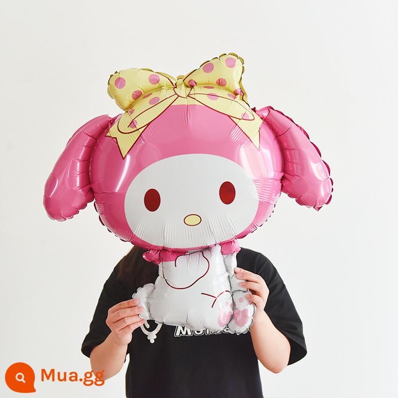 Cô Gái Cho Bé Sinh Nhật Vui Vẻ Cầm Ký Sanrio Trẻ Em Năm Đầu Tiên Đảng Bầu Không Khí Ảnh Đạo Cụ Trang Trí Sáng Tạo - Giai điệu