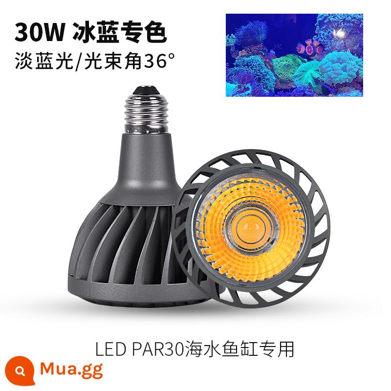 Guanglian Tianxia 30W kỹ thuật mô hình đèn led trợ sáng toàn phổ vật có lấp bóng đèn gốc mọng nước bể cá nổ tảo - Mô hình kỹ thuật 30W [màu xanh băng] Bể cá nước biển 36°