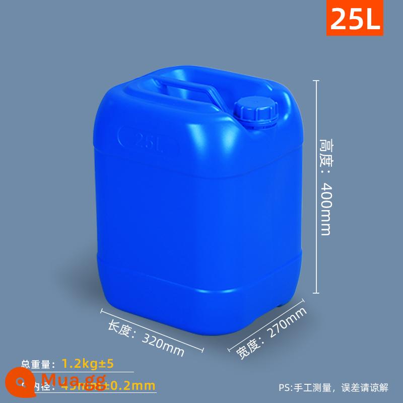 25 -Liter Thùng nhựa Chất thải Thùng chất lỏng Thùng nhựa hóa chất 20 kg Thực phẩm Lớp 30L Dầu Stacker nòng súng - 25L xanh 1,2kg