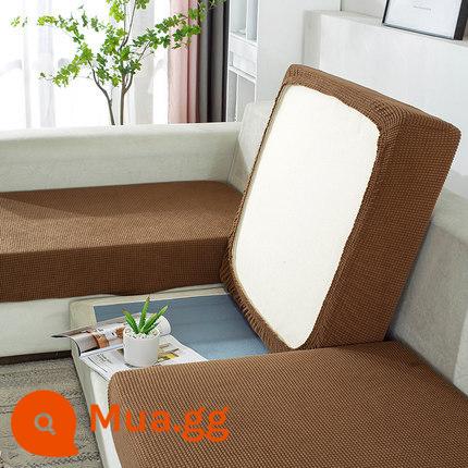 Kẻ sọc co giãn ghế sofa bao gồm tất cả kết hợp ghế sofa đệm tựa lưng bọc ghế sofa đa năng bọc ghế sofa - Cà phê sáng kẻ sọc