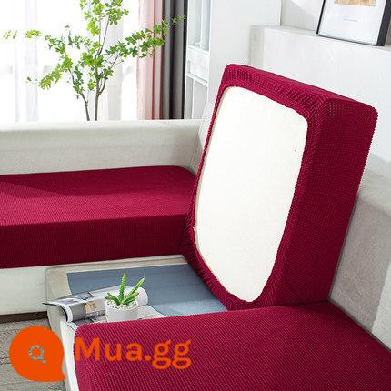 Kẻ sọc co giãn ghế sofa bao gồm tất cả kết hợp ghế sofa đệm tựa lưng bọc ghế sofa đa năng bọc ghế sofa - Kẻ sọc đỏ tía chải