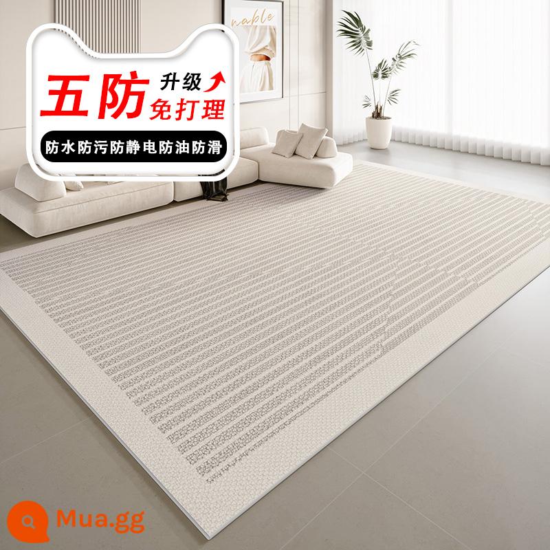 Hiện đại đơn giản phong cách Bắc Âu Thảm phòng khách màu xám cao cấp nhẹ ghế sofa sang trọng 2023 thảm trải sàn phòng ngủ mới - Đơn giản nhưng phi thường (phiên bản nâng cấp) 7A