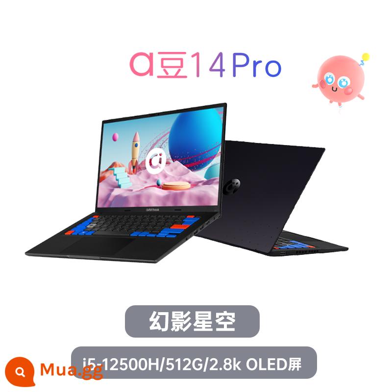 [Máy tính xách tay mỏng và nhẹ hiệu suất cao] ASUS a Bean 14 2023 Intel Core i5 thế hệ thứ 13 Máy tính xách tay mỏng và nhẹ 14 inch hiệu suất cao máy tính xách tay dành cho sinh viên văn phòng kinh doanh máy tính xách tay trò chơi chính thức - Phantom Starry Sky/Intel Core i5-12500H/Màn hình OLED thế hệ thứ 12/2.8K/mở và đóng 180°