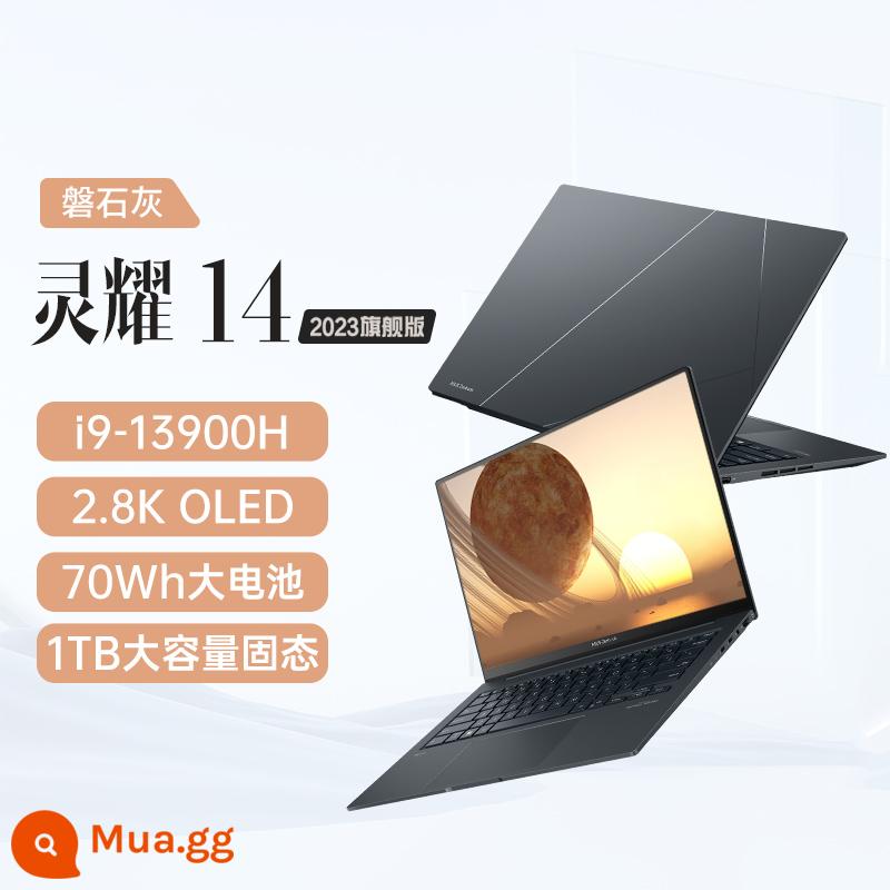 [Sản phẩm mới 2023] ASUS Lingyao 14 2023 Intel Core i7 Evo 2.8K màn hình OLED thế hệ thứ 13, máy tính xách tay văn phòng mỏng nhẹ, cấu hình cao hợp thời trang, cửa hàng flagship chính thức - [Phiên bản cuối cùng] Rock Grey/i9-13900H/16G/1TB/2.8K 120Hz OLED