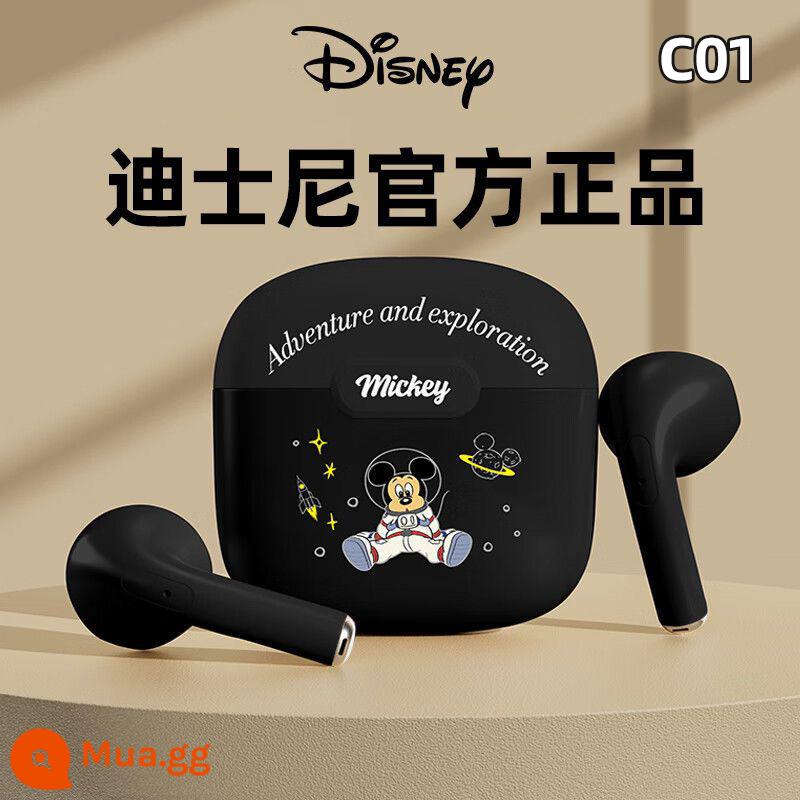 Tai nghe bluetooth không dây Disney giảm tiếng ồn phù hợp cho Huawei Apple Xiaomi chính hãng chất lượng cao dành cho nữ mới 2023 - Mickey màu đen