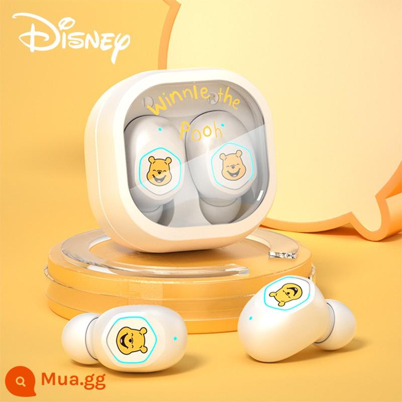 Tai nghe Bluetooth Disney in-ear giảm tiếng ồn thể thao phù hợp cho Huawei Xiaomi vivo2022 new - Winnie the Pooh [có thể được kết nối với Bluetooth + sạc Type-C + Bluetooth 5.2 nâng cấp].