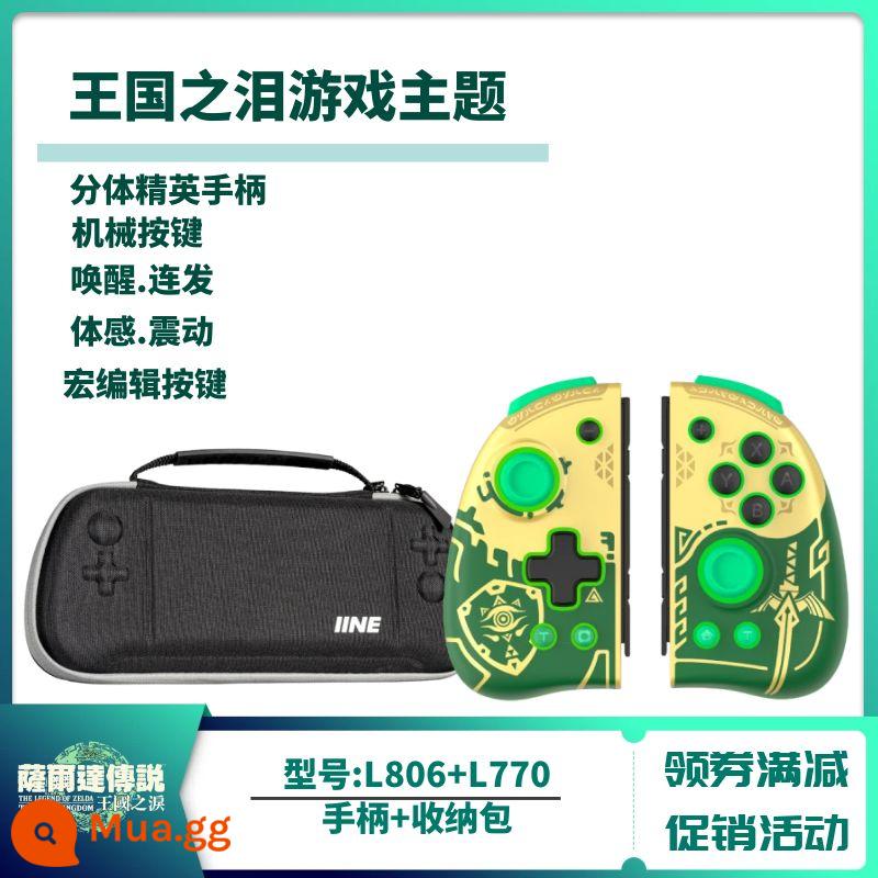 Giá trị tốt Nintendo Switch Joycon Elite Tay cầm chuyên nghiệp Bluetooth NS xung quanh Demon Mech Wake Up - gừng