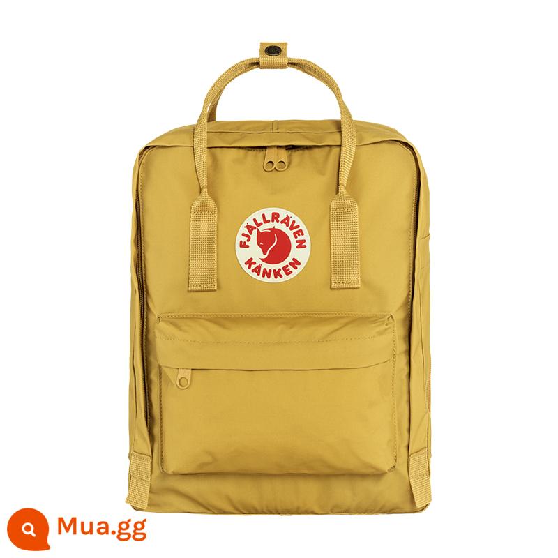 Thụy Điển đích thực Fjallraven cáo bắc cực ba lô Kanken nam nữ nhẹ ba lô du lịch túi thể thao - Nấm vàng 135