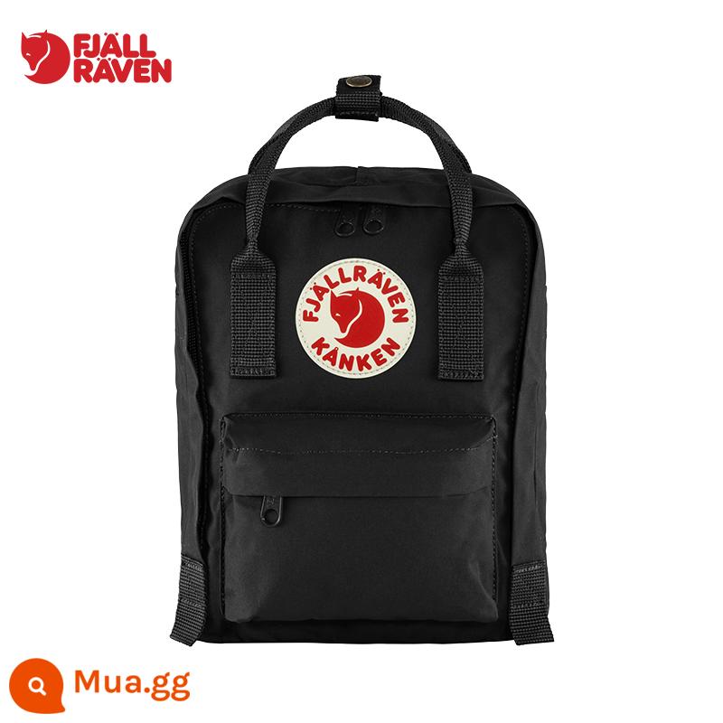 Thụy Điển đích thực Fjallraven cáo bắc cực ba lô Kanken nam nữ nhẹ ba lô du lịch túi thể thao - Đen 550