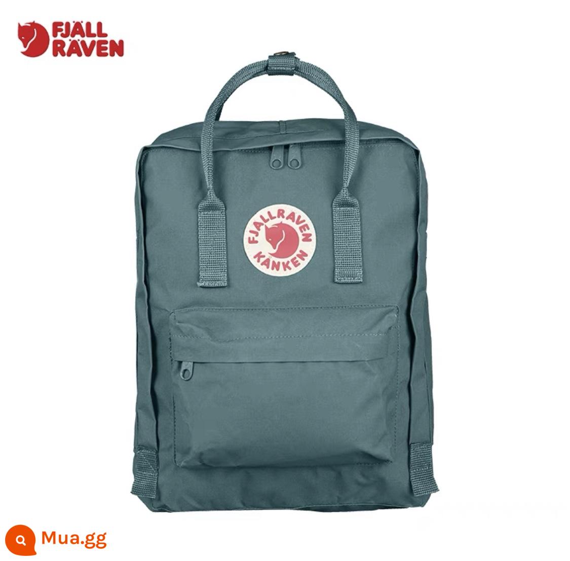 Thụy Điển đích thực Fjallraven cáo bắc cực ba lô Kanken nam nữ nhẹ ba lô du lịch túi thể thao - Xanh Sương Sương Xanh 664