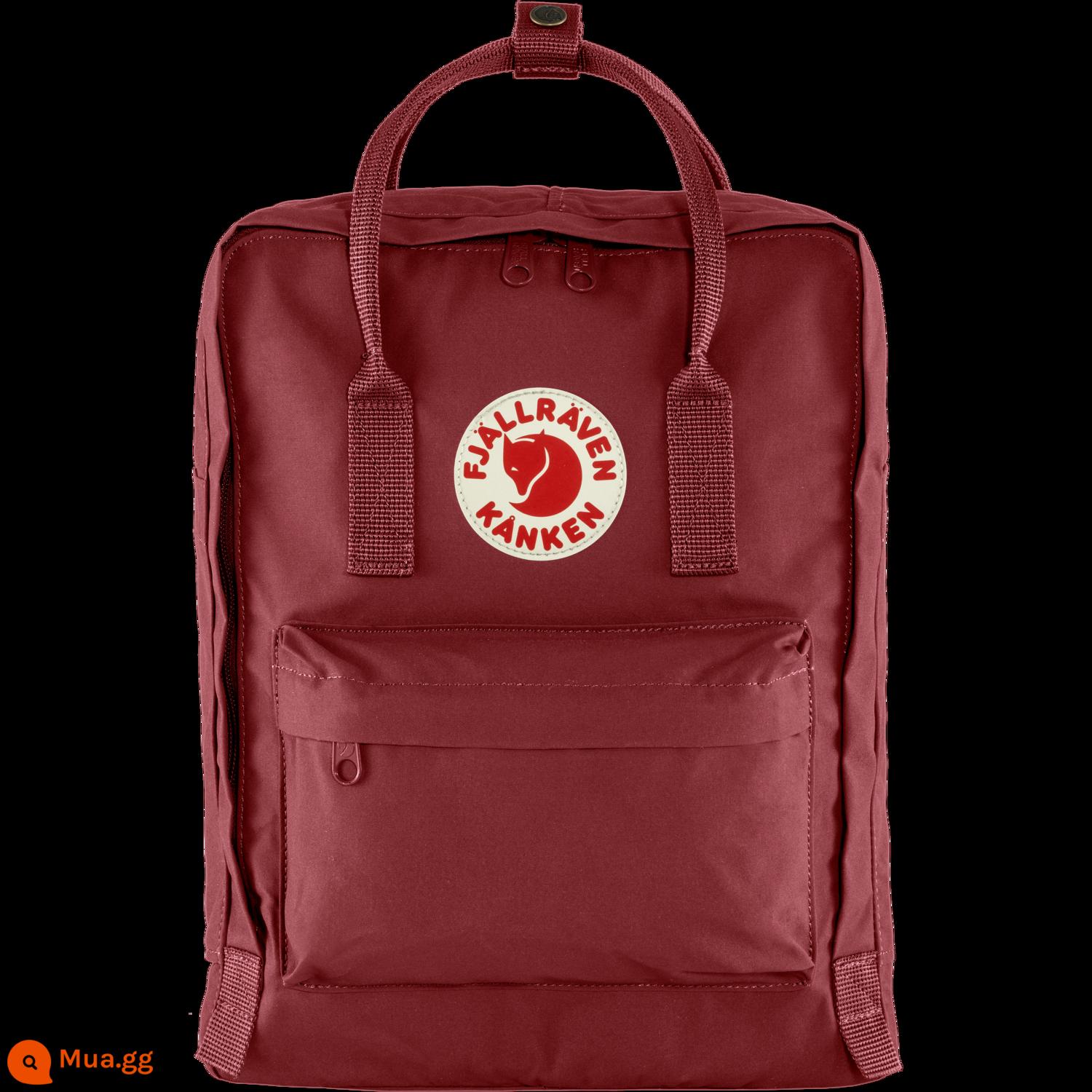 Thụy Điển đích thực Fjallraven cáo bắc cực ba lô Kanken nam nữ nhẹ ba lô du lịch túi thể thao - Bò Đỏ 326