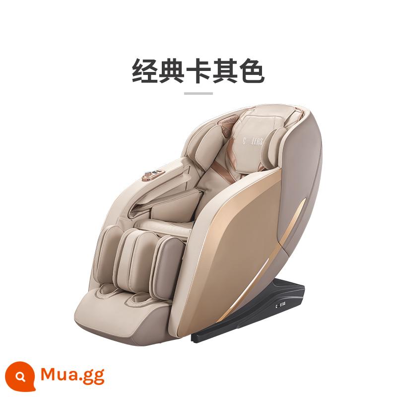 Zhihua Shi Class Massage Ghế Ghế Nội thất thông minh Người già Không gian Người cao tuổi Xử lý Sofa Ghế M1040 Pro - Kaki 24 giờ