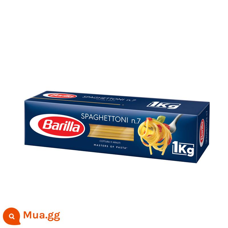 Baiwei LAI Bản gốc nhập khẩu mì Ý 2kg Truyền thống Thánh thẳng#5 Flat Round 13 Western Noodle Noodle Noodle - [2 gói] Spaghetti Ý dày #7 1kg