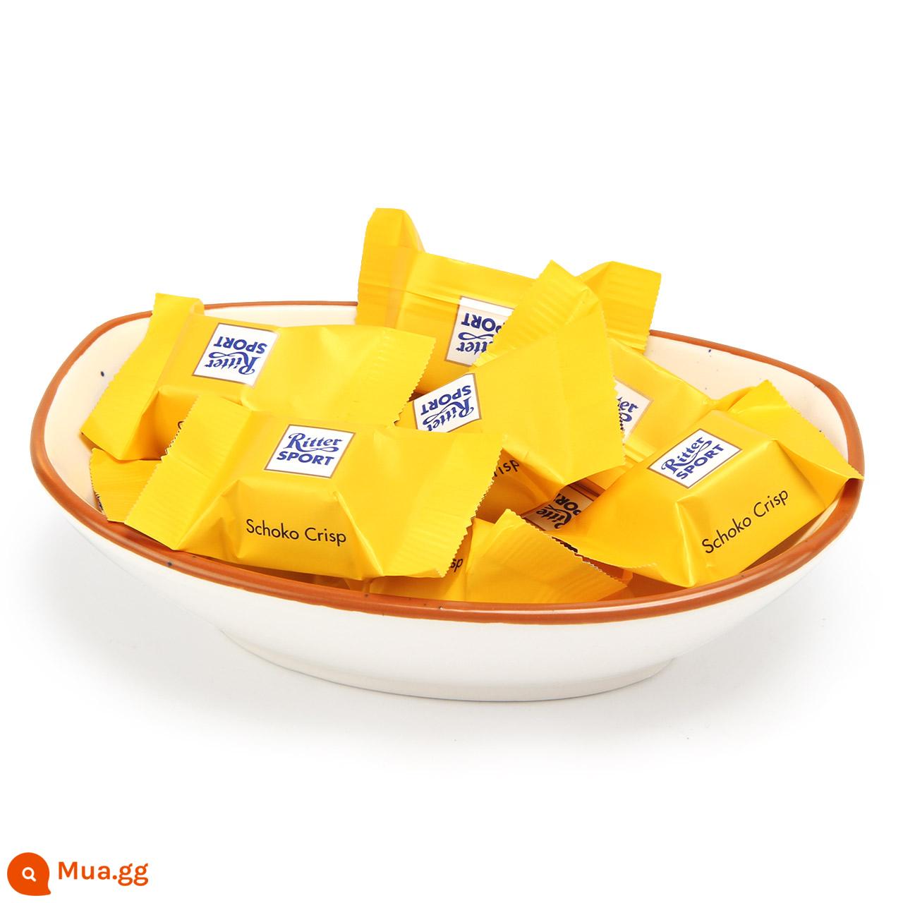 German Ritter Sport Ritter Spode Sports Selected Sandwich Sô cô la 176g Đồ ăn vặt nổi tiếng trên Internet nhập khẩu - Bánh quy sô cô la nhân 176g số lượng lớn (22 miếng)