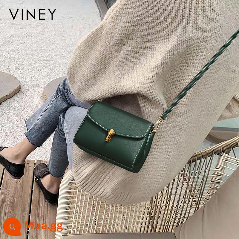 Túi Viney Túi Messenger Nữ 2023 Túi Vuông Nhỏ Bằng Da Thời Trang Mới Túi Messenger Mùa Hè 2022 Túi Nhỏ Cao Cấp - Xanh đậm [quà tặng bạn gái, quà sinh nhật thiết thực cho vợ, con gái, mẹ, Giáng sinh, năm mới, quà Valentine cho bạn gái]