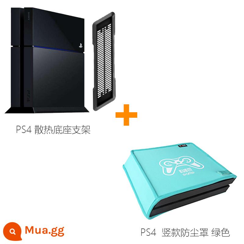 Giá đỡ làm mát PS5 Bộ tản nhiệt của máy chơi game ps4 Giá đỡ làm mát dọc Bảng điều khiển trò chơi PS4 Pro được đặt nằm ngang Đế làm mát phẳng Ghế làm mát chống trượt ps4 giá đỡ tự hỗ trợ mỏng nhẹ - Model dọc - Giá đỡ làm mát máy chơi game PS4 có nắp che bụi dọc ps4 màu xanh lá cây