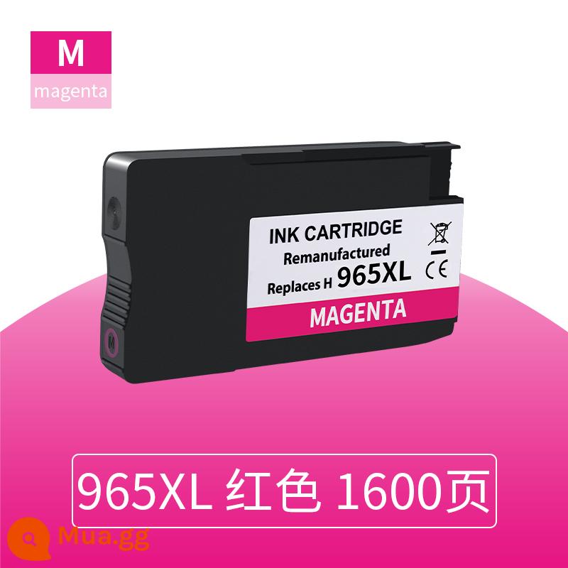 Bạn Star áp dụng hộp mực hp HP 965XL 9010 9020 9019 9028 9016 9018 9026 màu đen đỏ vàng xanh máy in dung lượng lớn không phải mực chính hãng - [1600 trang] Hộp mực dung lượng lớn 965XL Red M