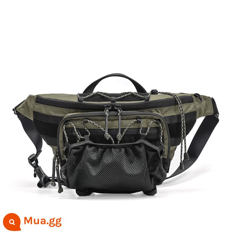 [15/16] "Jungle" Túi vai chiến thuật CORDURA Chức năng Túi Messenger Túi đeo ngực bằng nylon đạn đạo đa chức năng - rừng xanh