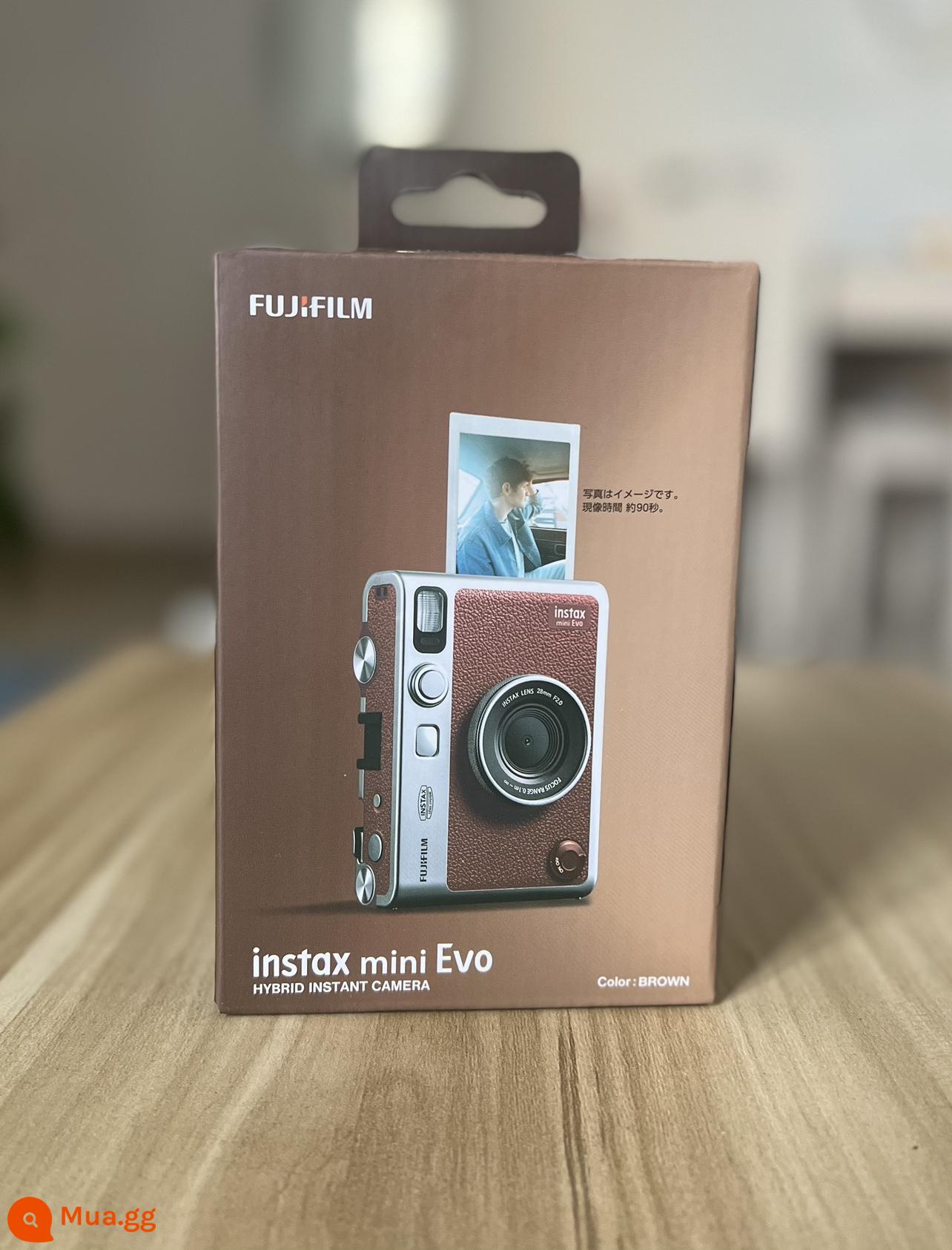 Fuji Polaroid mini90 có sẵn để mua hàng ở nước ngoài và có bảo hành, SF Express sẽ giao hàng trong dịp Tết và giao hàng bình thường trong dịp Tết. - Evo màu nâu phiên bản Nhật